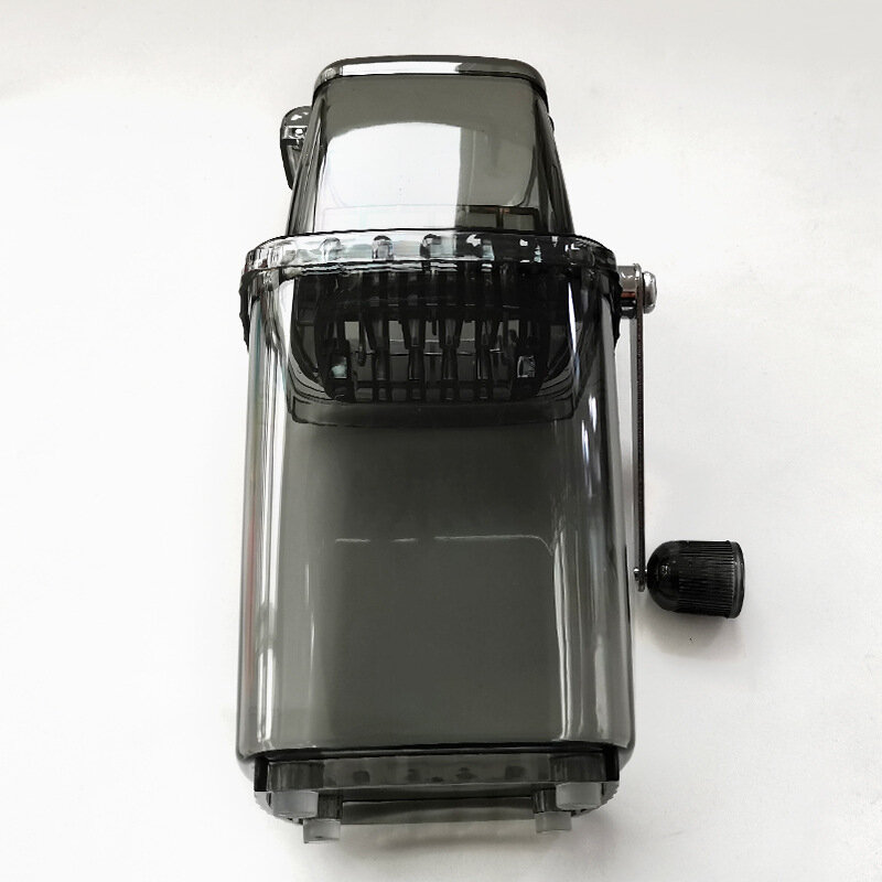 Mini trituradora de hielo Manual para el hogar, trituradora de hielo transparente multiusos, para Afeitado a mano, 2023