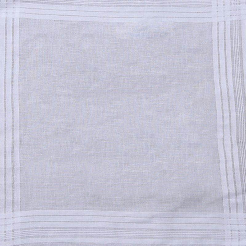 12 unids/set 40x40cm pañuelos algodón para hombres y mujeres pañuelos puros Jacquard a rayas bolsillo cuadrado toalla DIY