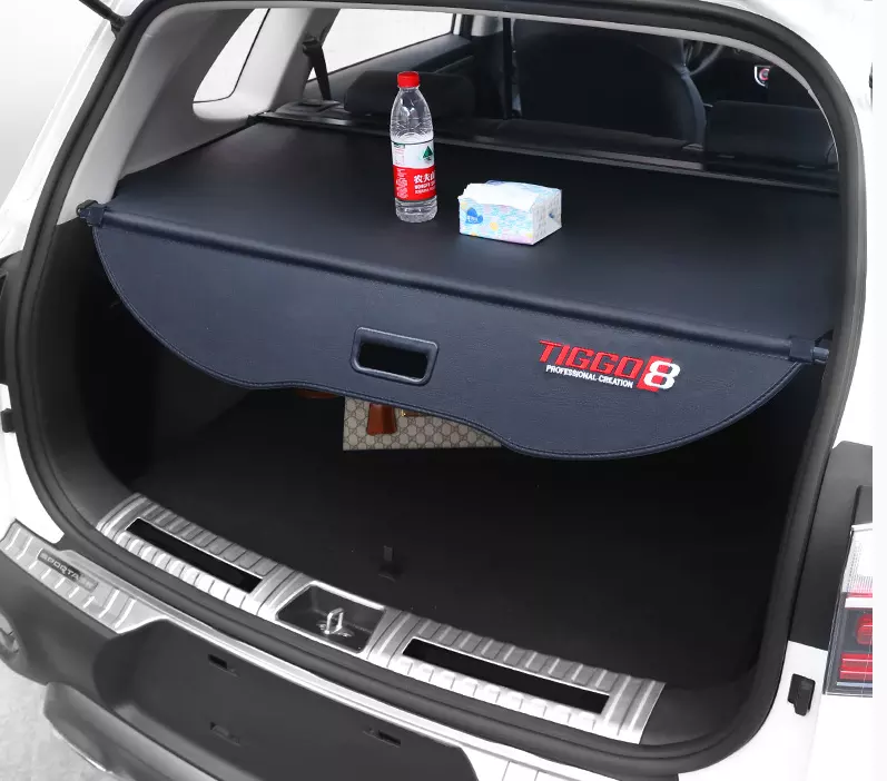 OEM ODM bagian otomatis rak paket untuk Chery Tiggo 8 2018 pelindung bagasi mobil penutup kompartemen bagasi mobil