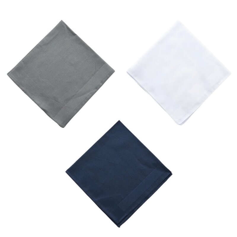 Pañuelo bolsillo para hombres adultos, pañuelo cuadrado multiusos, toalla bolsillo absorción para sudor, para 3
