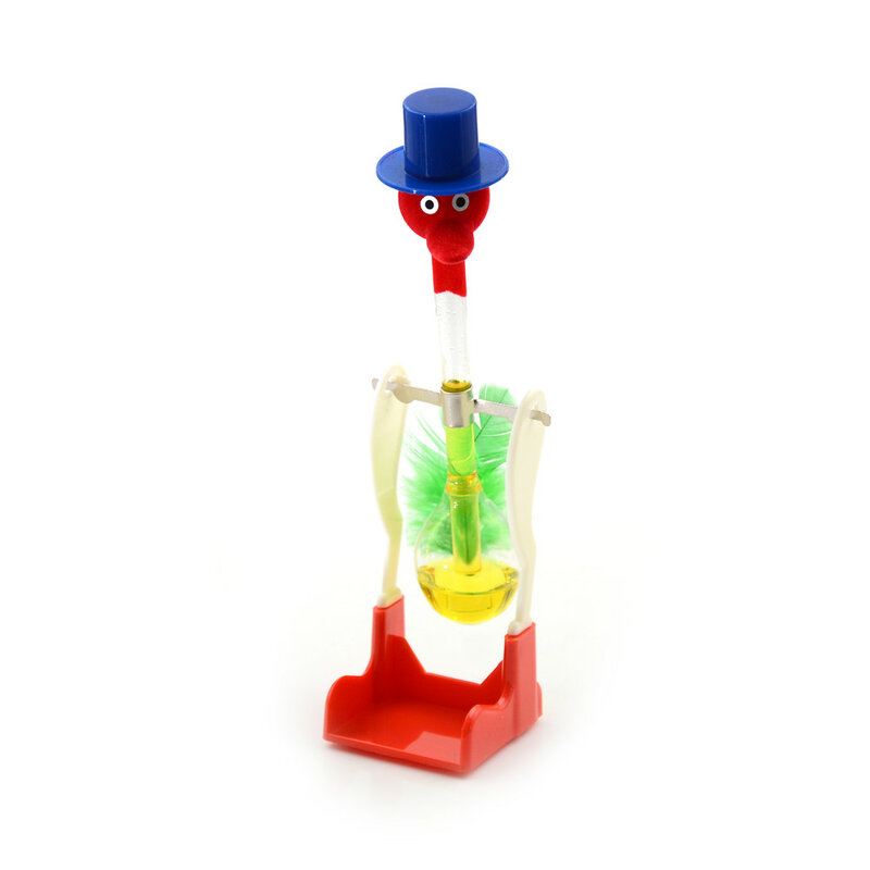 1PC Trinken Vogel Dippy Glück Neuheit Glückliche Ente Hüpfenden Spielzeug Physik Experimente Wissenschaft Ideen Geschenke Trinkwasser