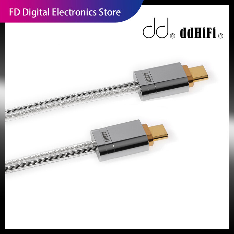 DD ddHiFi-Cable de datos TC09S a TypeC OTG con estructura de doble blindaje y mejora de la calidad del sonido visible, completamente nuevo
