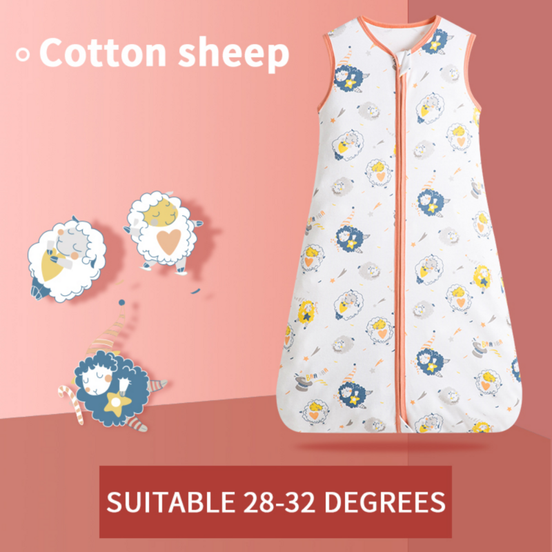 0.5 Tog śpiwory dziecięce letnie pieluszki dla noworodka bawełniane organiczne dzianiny noworodki rzeczy dla dziecka anty-zimna piżama dla malucha