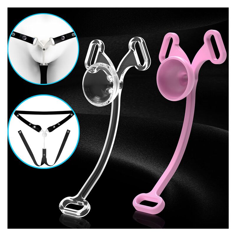 Deep Throat male chastity,Feminizer Flying-V  Tapered No-Nub MTF【male to female】 Transformation Design Suit