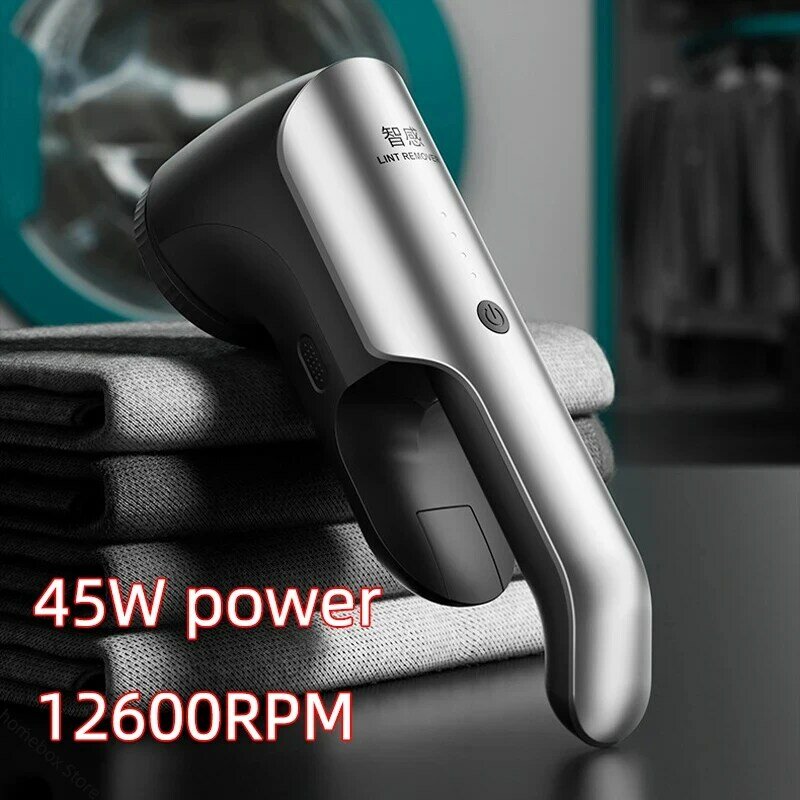 45W Commercial Hairball Trimmer Clothes Lint Remover Spool Machine Professional Electric Lint Remover Dry Cleaners Shaving Ball