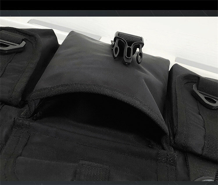 Hochwertige Nylon-Brusttaschen für Männer 2022 Hip Hop Unisex-Sport weste Multifunktions-Brust-Rig-Tasche für Männer Streetwear-Hüft taschen für Männer