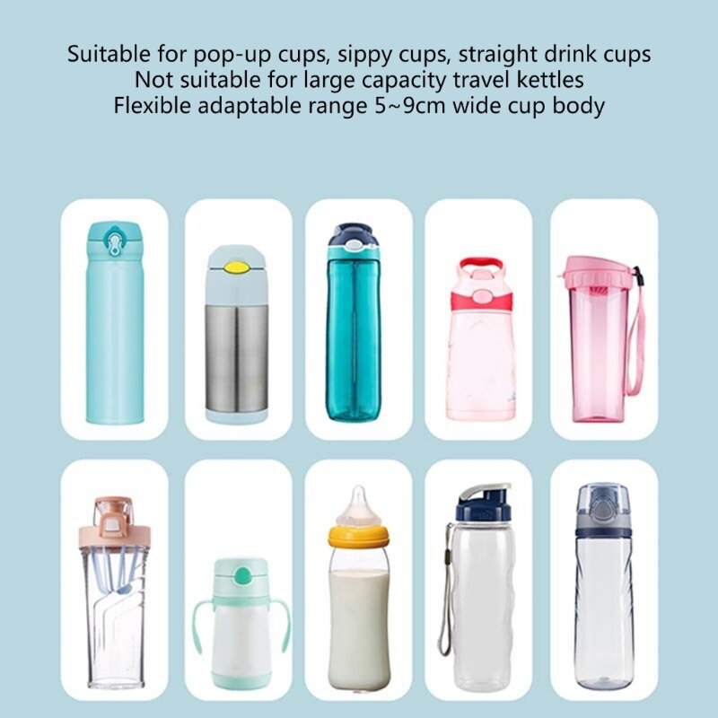 New Essential Accessory for Outdoor Activities Kids Water Bottle Strap Durable Adjustable Water Bottle Holder for Children