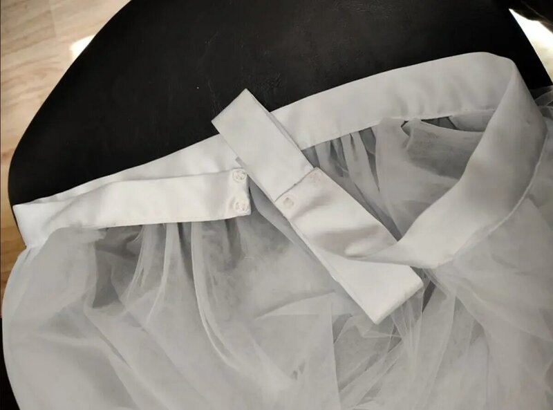Jupe de mariée en tulle, robe de Rh, jupe à longue traîne, accessoires de mariage personnalisés