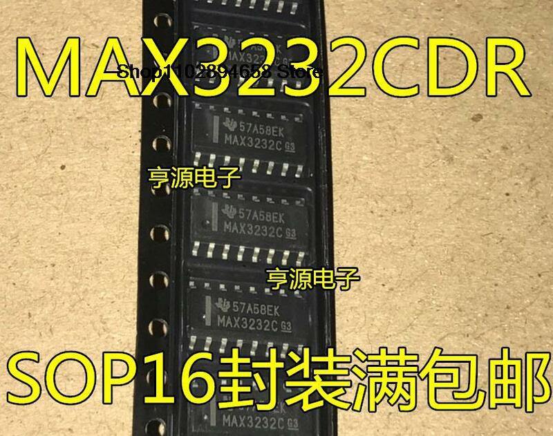 5 шт. MAX3232CDR MAX3232C MAX3232 SOP16 RS-232/