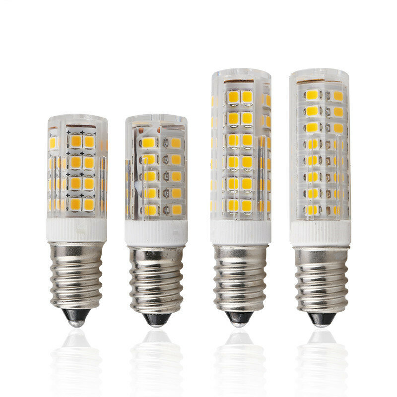 Gorąca sprzedaż Super jasna lampa LED E14 AC220V 5W 7W 9W ceramiczna żarówka LED SMD2835 zastępuje 30W 40W 50W światło halogenowe do żyrandola