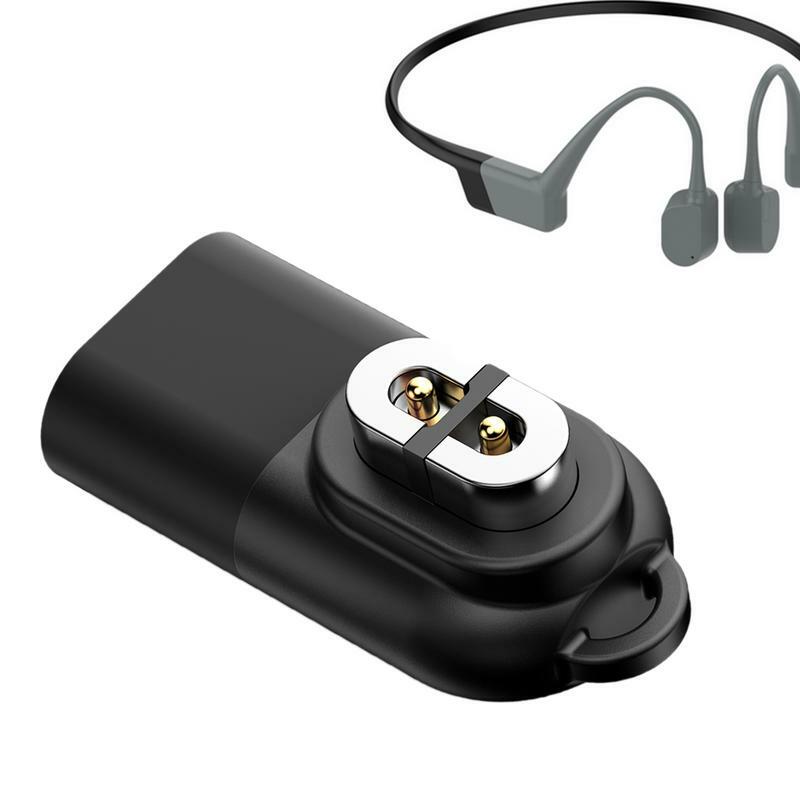 Convertidor de cargador de auriculares, adaptador de carga magnético tipo C, convertidor de cargador para auriculares