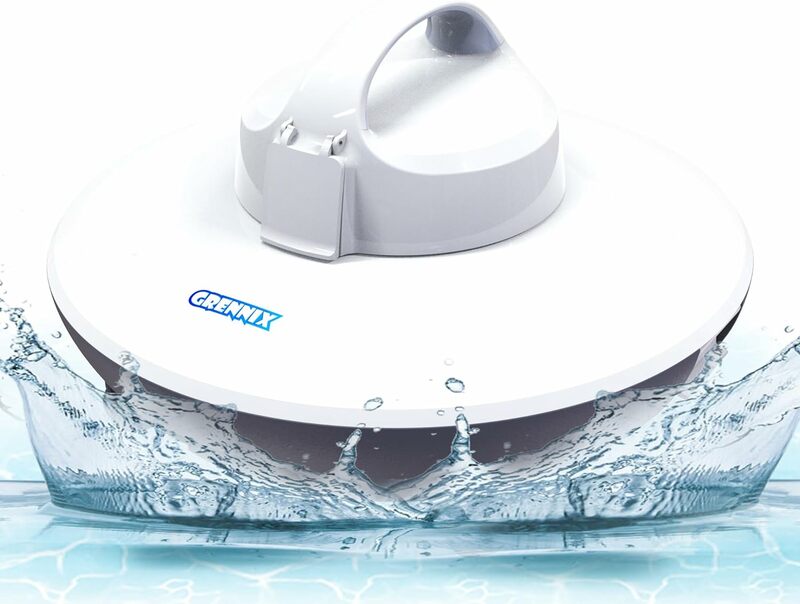 Seauto Cordless Pool Vacuum for Above Ground Pool & Inground Swimming Pool - Automatic Water Cleaner with Top Handle, Auto-Docki