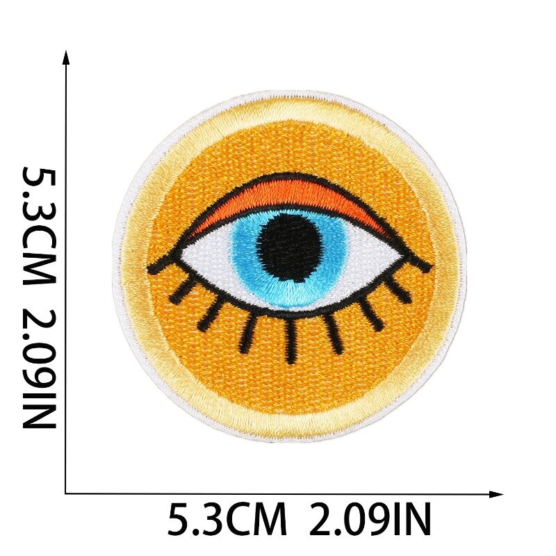 Hot Cartoon Embroidery Patch DIY Bus Rainbow Sunflower Stickers Adhesive Badges Iron on Patches   Emblem Cloth Bag Accessories