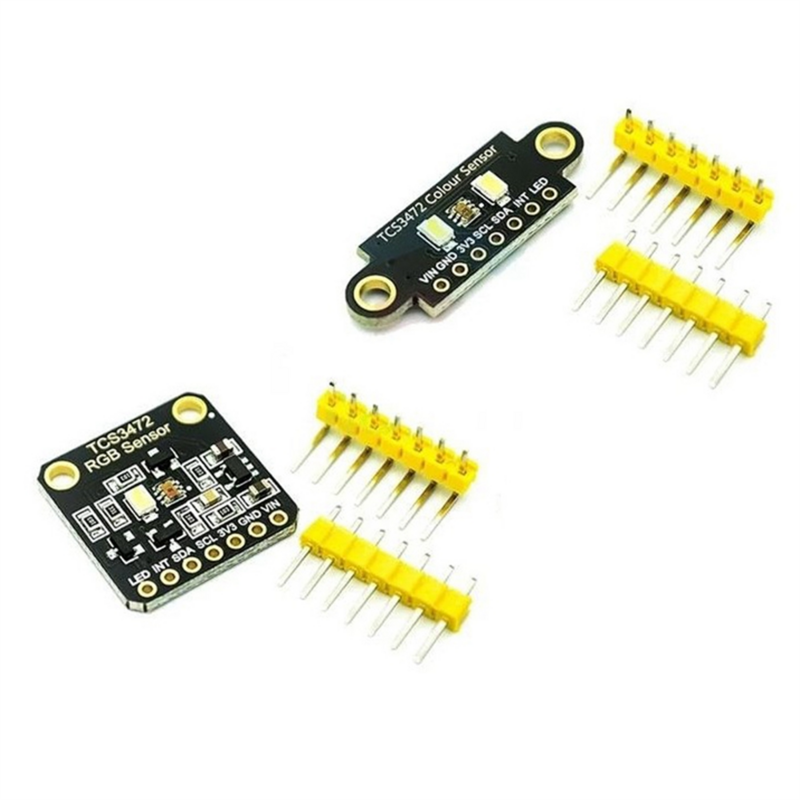 Tcs34725 Kleurensor Tcs3472 Rgb Sensor Herkenning Module Rgb Ontwikkeling Board Iic Voor Arduino Stm32, Dubbel Gat