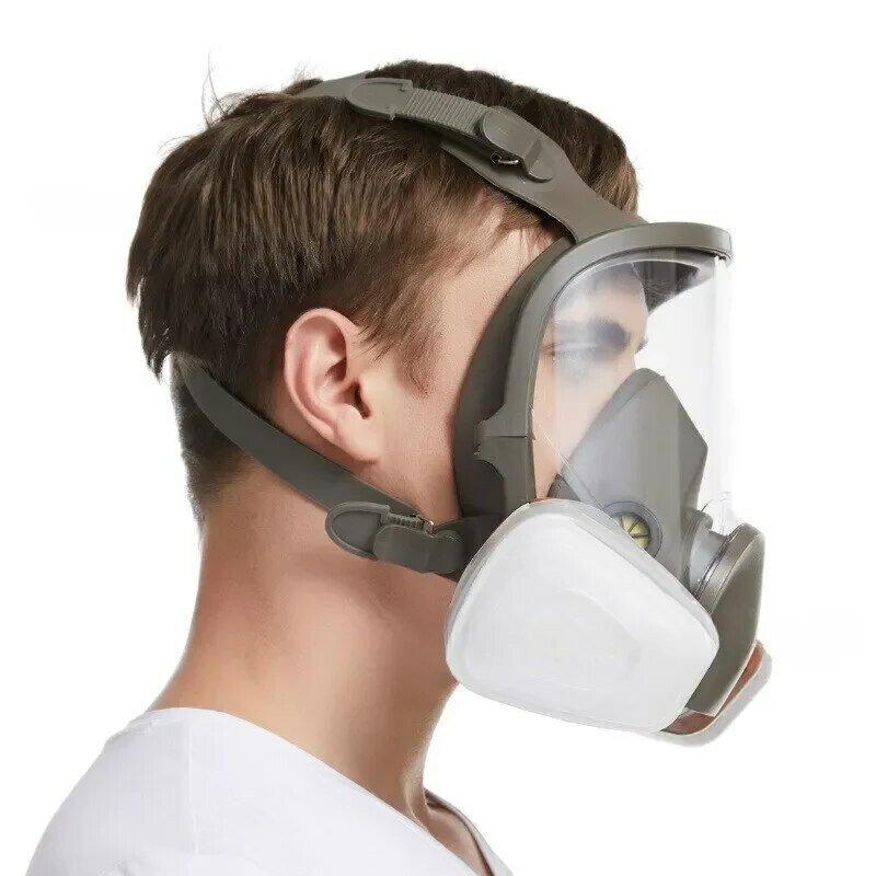 6800 Anti-Fog Gasmasker, Industriële Verf, Spray, Vaccinatie, Veiligheid, Werk, Stoffilter, Volledige Gezichtsbescherming Met Formaldehyde