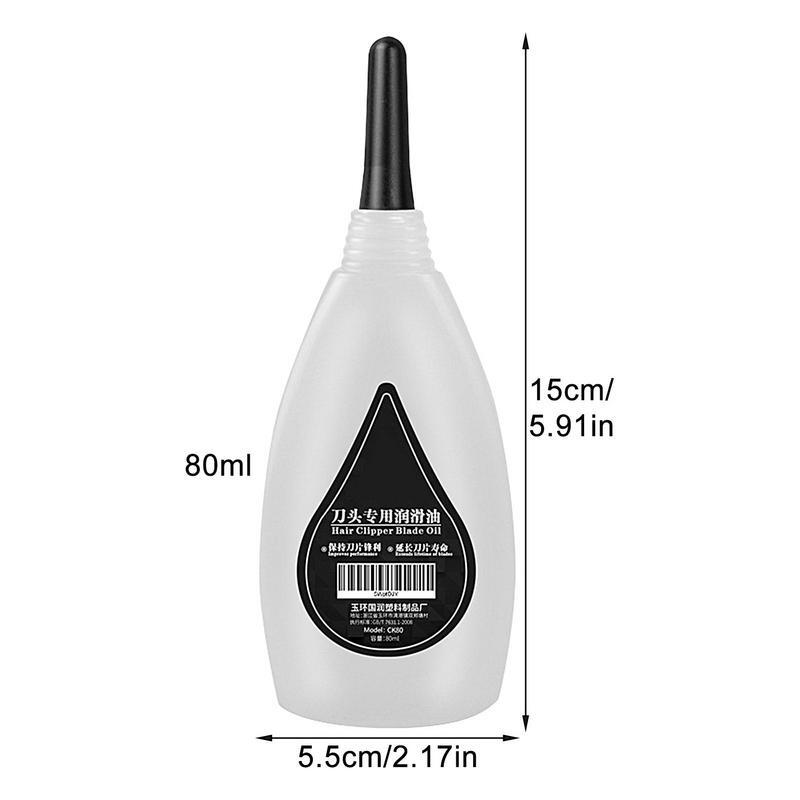 Multifunzione Trimmer Clipper Oil lubrificante per capelli 80ml forniture per barbiere per macchine da cucire rasoio Trimmer e tagliacapelli elettrici