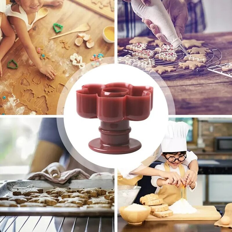 Plastic Light Donut Maker Cutter Dispenser a forma di fiore stampo per ciambelle Easy Portable Waffle Donut Gadget strumenti per torte tappetino da forno