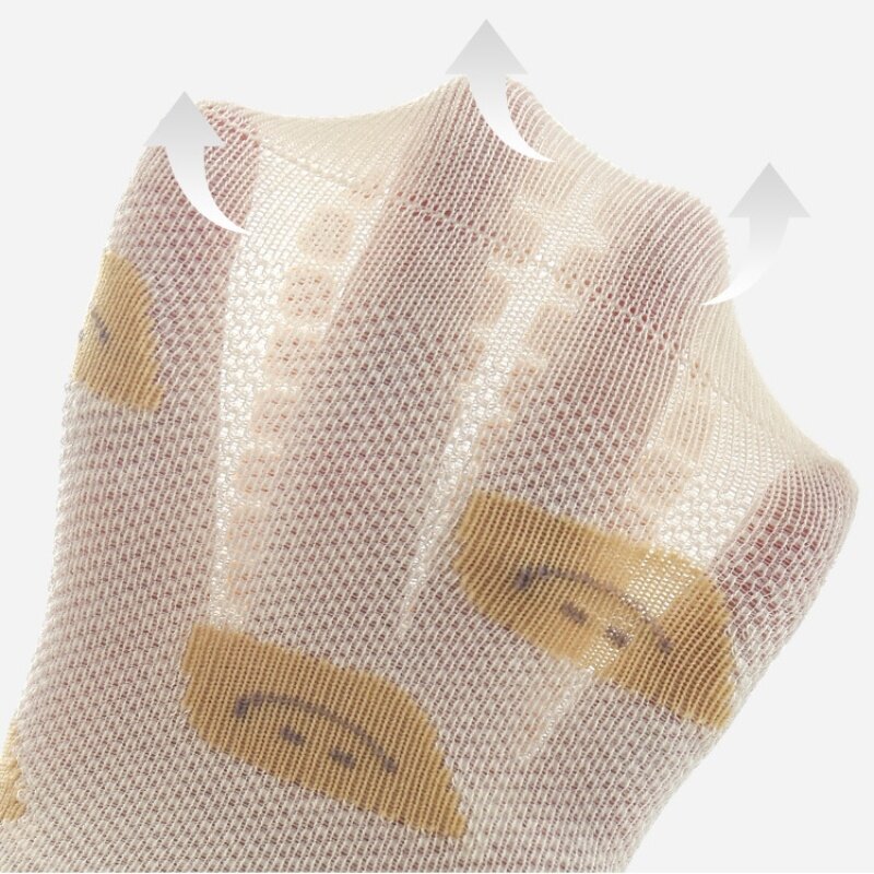 Calcetines de malla antideslizantes para bebé, medias suaves y seguras para el hogar, uso diario, 0 a 5 años
