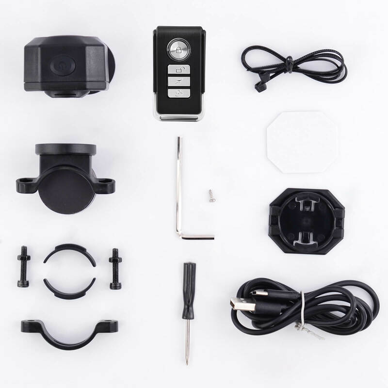 Alarma de vibración para motocicleta, Detector de vibración recargable por USB, inalámbrico, antipérdida, 2022
