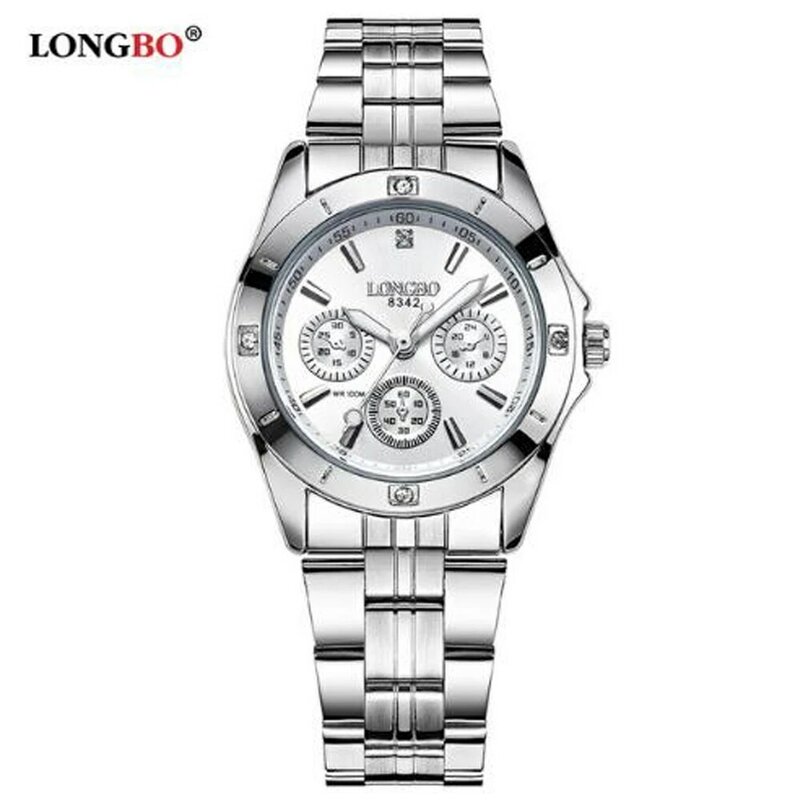 Jam tangan Quartz pasangan desain unik militer olahraga merek Longbo jam tangan Santai Pria jam tangan pria Relogio maskulino