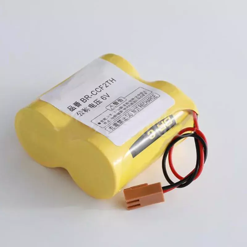 Original BR-CCF2TH A06B-6073-K001 A98L-0001-0902 5000mAh 6V PLC Lithium Battery with Plug for Panasonic Fanuc BR-CCF2TE Battery