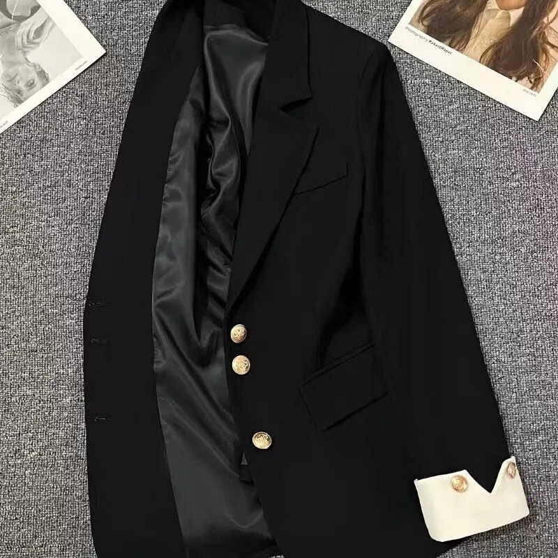 2024 giacche Blazer da donna coreane monopetto allentato Abrigos Office Ladies Classic Suit cappotti primavera autunno moda nuovo