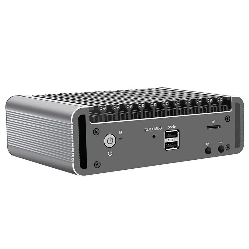 Dispositivo de Micro Firewall, Alder Lake i3 N305 N100 4 Intel I226-V 2.5GbE NIC, Mini PC Sin ventilador, red Gateway, enrutador suave
