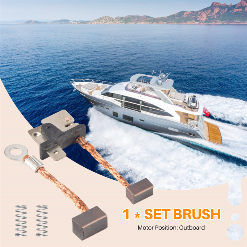 Boat Motor 64E-43892 & 64E-43891 Brush for 115-225HP Trim & Tilt 64E-43892-00 & 64E-43891-00