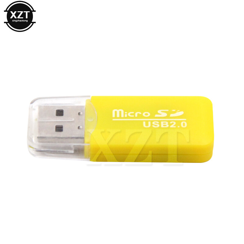 Portable USB 2.0 Card Reader Adapter Mini Smart Memory Card Reader For Micro SD TF Card For Cellphone Computer Laptop