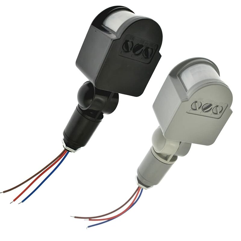 Outdoor LED Projectores Sensor De Movimento AC85-250V 180 Graus Infravermelho PIR Sensor De Movimento Detector Interruptor De Luz De Parede