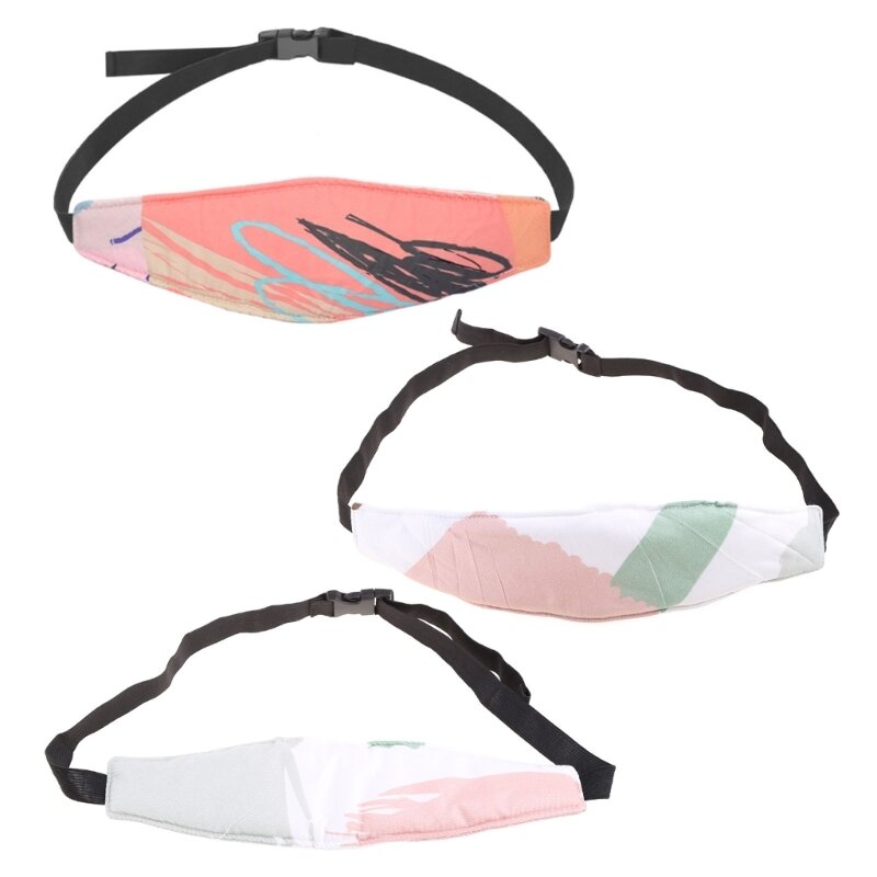 Soft Elastic Headrest Bands Toddler Cartoon Adjustable Head Support Eyeshade