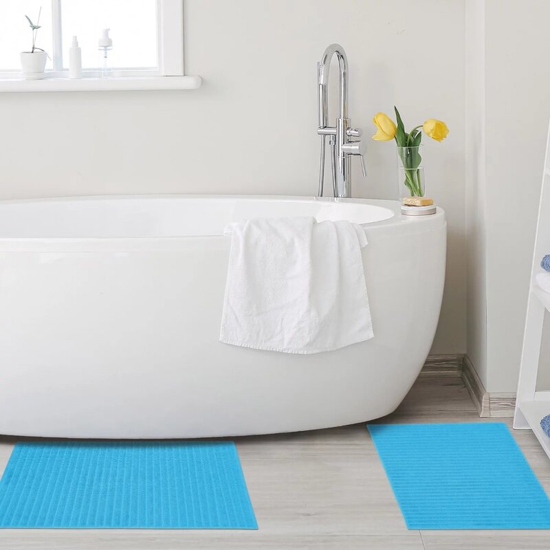 Ortley Eco-Friendly Cotton 2-Piece Bath Mat Set