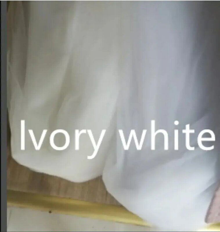 Jupe de mariée en tulle, robe de Rh, jupe à longue traîne, accessoires de mariage personnalisés