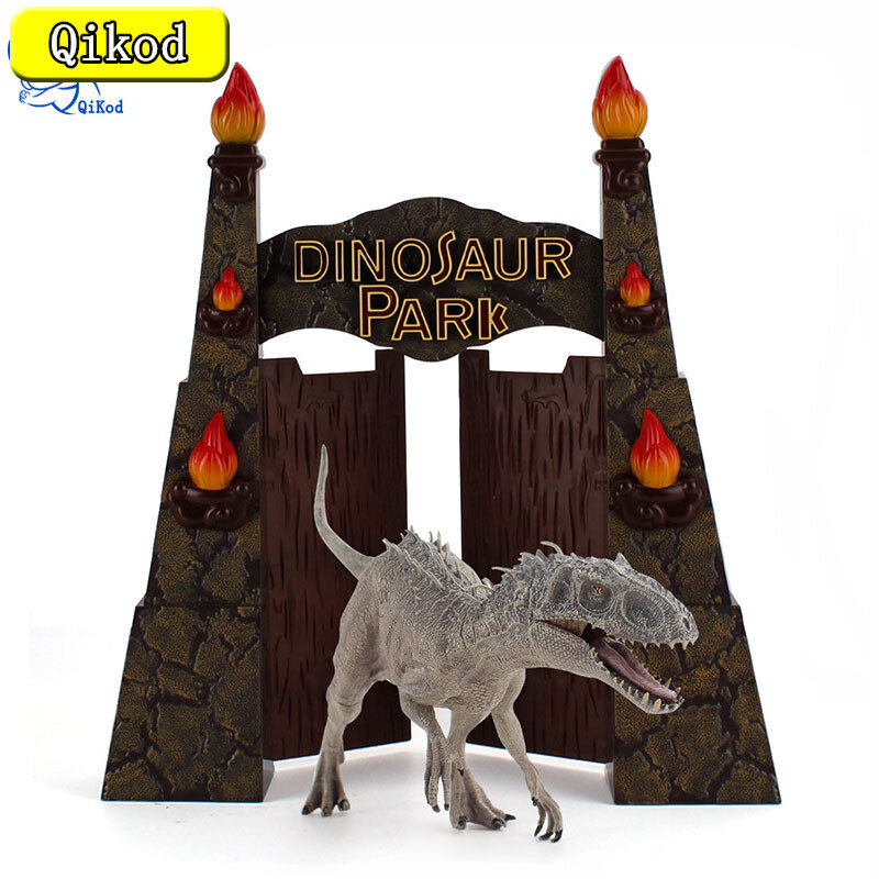 Baru Dunia Dinosaurus Jurassic Model Hewan Carnotaurus Velociraptor Tyrannosaurus Mainan Figur Mengumpulkan Mainan Pendidikan Anak-anak