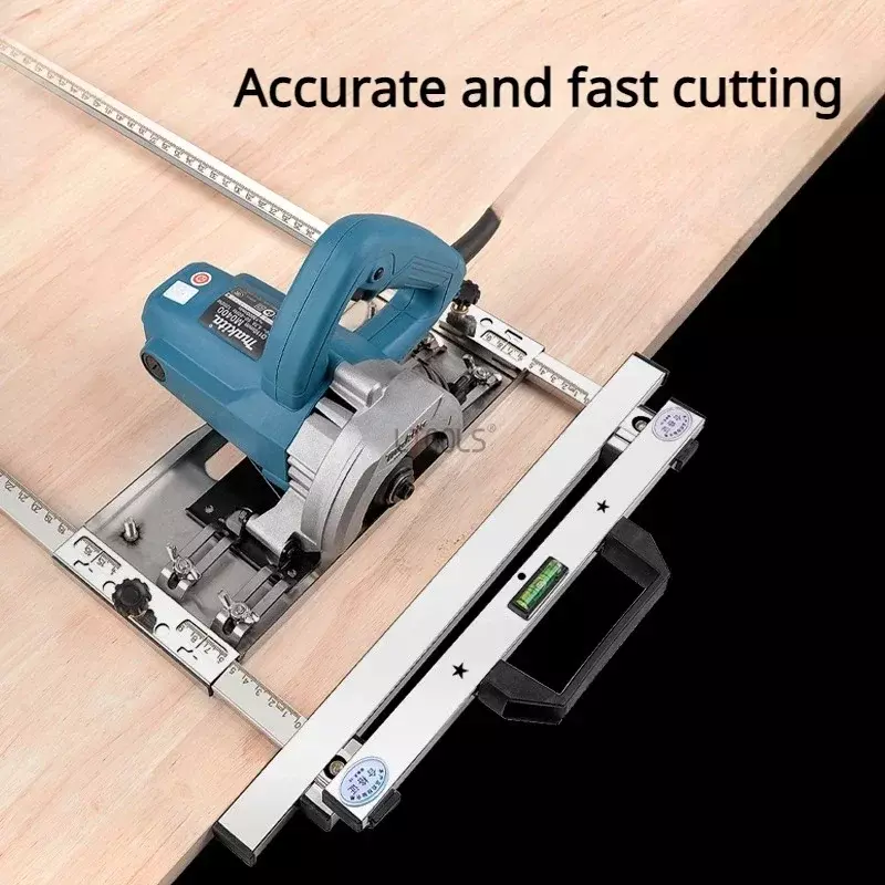 O cortador da placa do Woodworking apropriado para a circular elétrica viu, posicionando rápido a máquina de corte do apoio