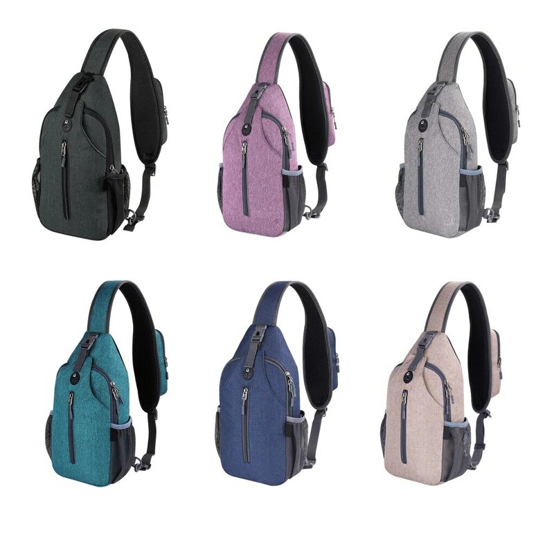 Casual Crossbody Bag Soft And Durable Polyester Fabric Everyday Wide Range Of Multifunctional Uses Multi-layer Storage