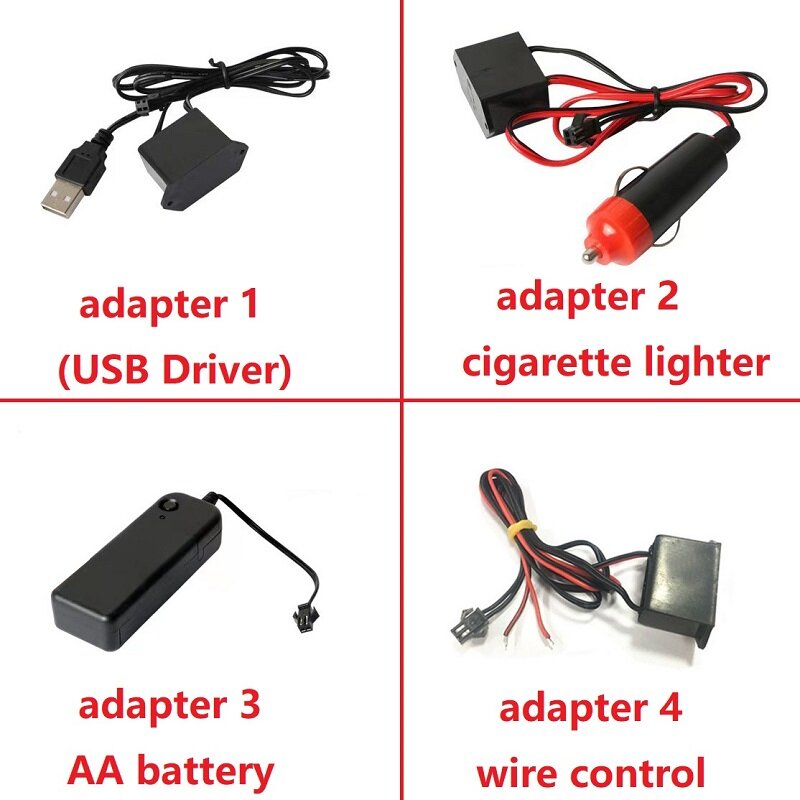 10/5/3m wielokolorowa atmosfera taśma oświetleniowa LED 5V DIY elastyczna liniowa/rurowa EL zimne światło z lampą USB dekoracja samochodu otoczenia