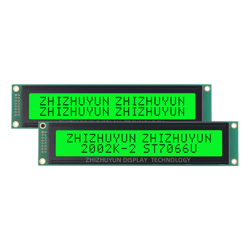 Módulo de pantalla LCD de gran tamaño, controlador ST7066U, película gris, luz blanca, texto negro, 2002K-2, 202, 20X2, 2002, 2002A