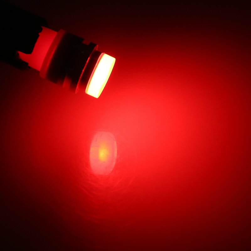 1x Red Car T10 W5W generazione lampadina luce interna luce morbida 1 emettitori COB SMD LED 159 161 168 2521 A131