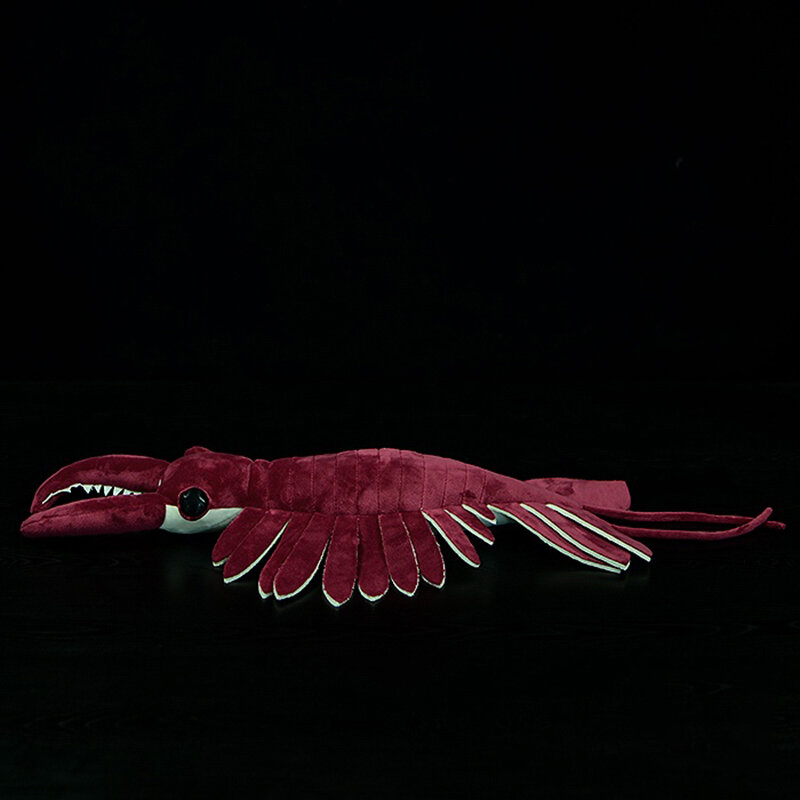 Juguete de peluche de Anomalocaris, simulación de camarón en forma de pala, Serie de paleontología Original, criaturas marinas, muñeca modelo, regalo para niños, 53cm