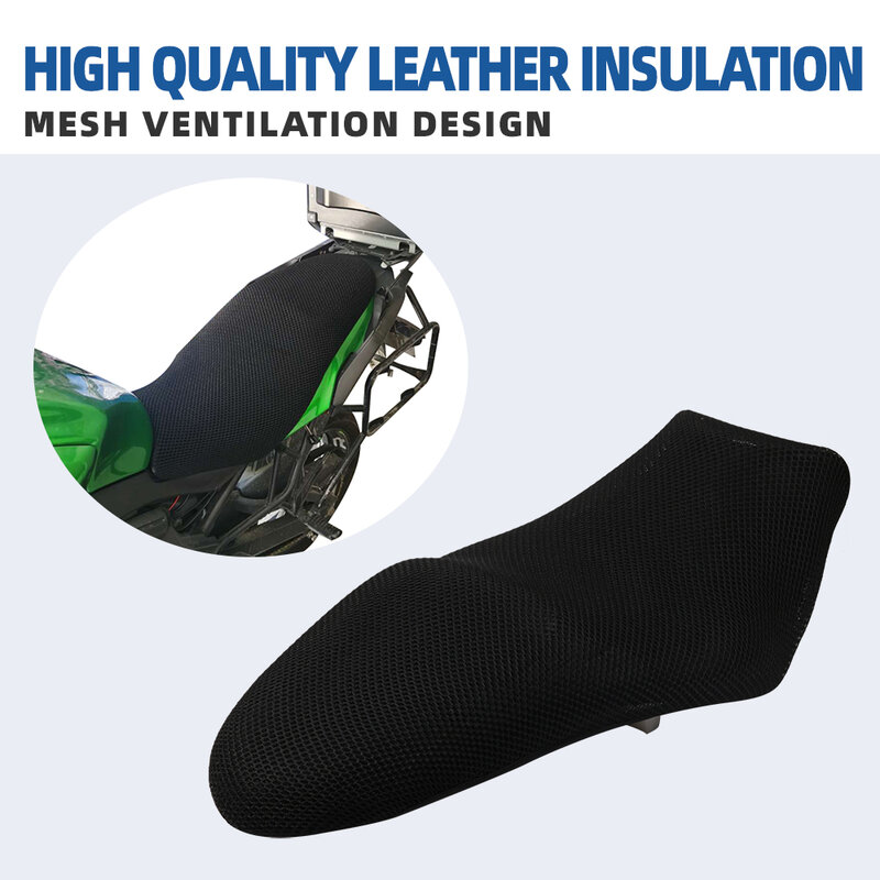 For Kawasaki ER6N ER-6N ER6F ER-6F 2005 - 2011 Accessories Mesh Seat Cushion Cover Heat Insulation Seat Cover Case Protector