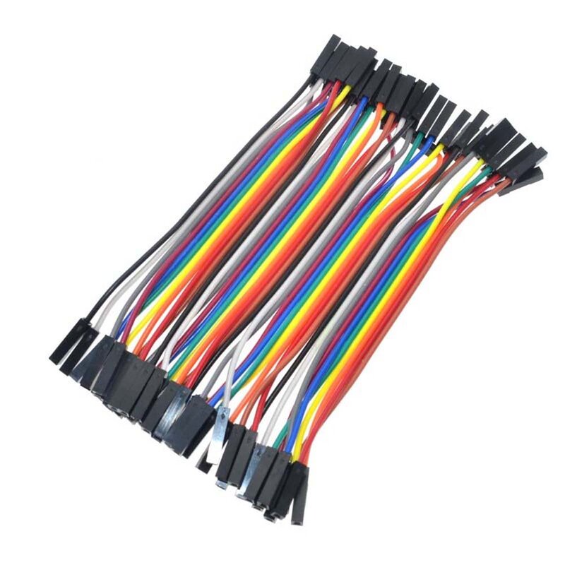 Feminino para Feminino Jumper Dupont Wire Cable, Kit Conector Eletrônico para Arduino, 40Pin, 10cm