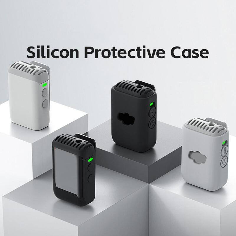 Casing silikon untuk Mic 2 pemancar casing pelindung silikon untuk dji Mic 2 aksesoris kamera olahraga N2L6