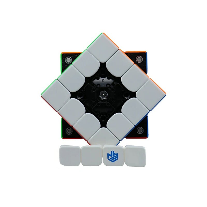Магнитный магический куб GAN 460 M 4x4, скоростной куб GAN 460 M, головоломка GAN460 M, 4x4x4 GAN 460, игрушки для беспокойства
