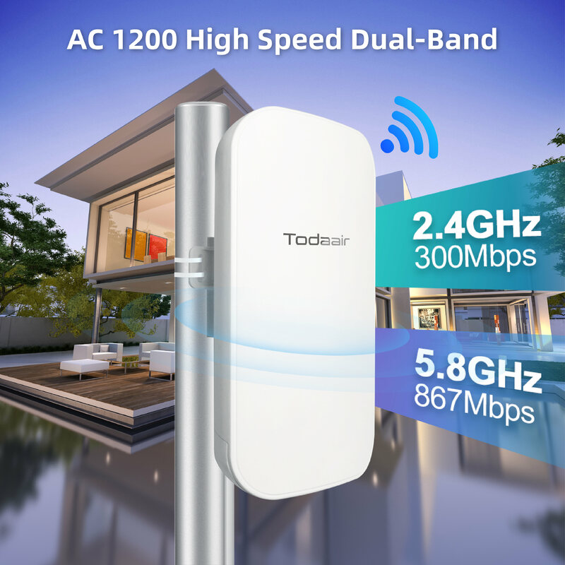 1200Mbps 5Ghz Wireless WiFi Repeater Booster 2.4G/5GHz Wi-Fi Signal Amplifier Extender Router Network Wlan WiFi Repetidor