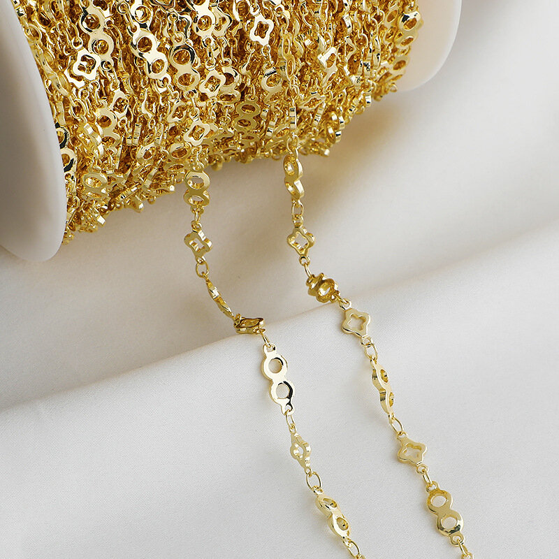WT-BC194 klasyczny ze stali nierdzewnej owalne trójkątne złote ręcznie robiona biżuteria akcesoria modny naszyjnik łańcuszka