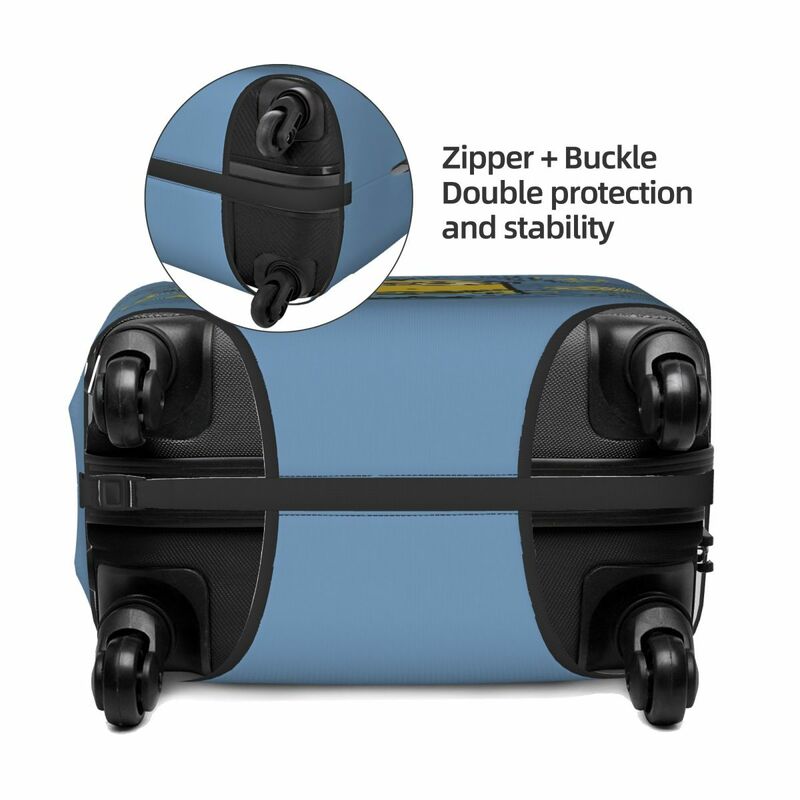 Funda de equipaje personalizada de Minions, Protector lavable para maleta de viaje
