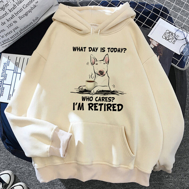 Sweats à capuche Bull Terrier pour femmes, Streetwear des années 90, Vêtements de style coréen, Smile Hood, 2023