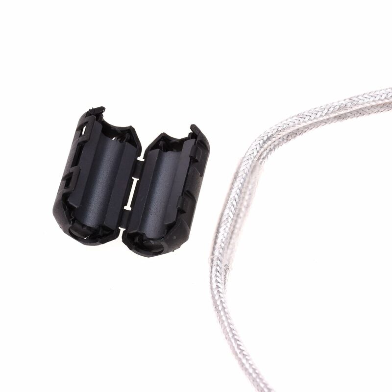 Cable adaptador de Audio RCA macho a 2 RCA hembra, escudo Chapado en plata transparente, 20CM, 1 a 2