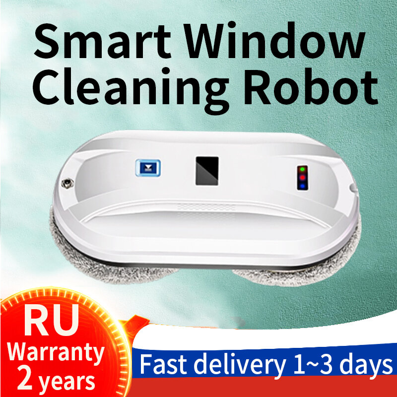 Robot aspirador eléctrico para limpieza de ventanas, limpiador de ventanas con Control remoto